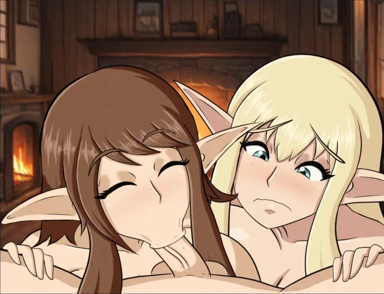 Whispers of the Dark Elf 2 gameplay screenshot 2 (Ren'Py adult game) by Darthz – free download