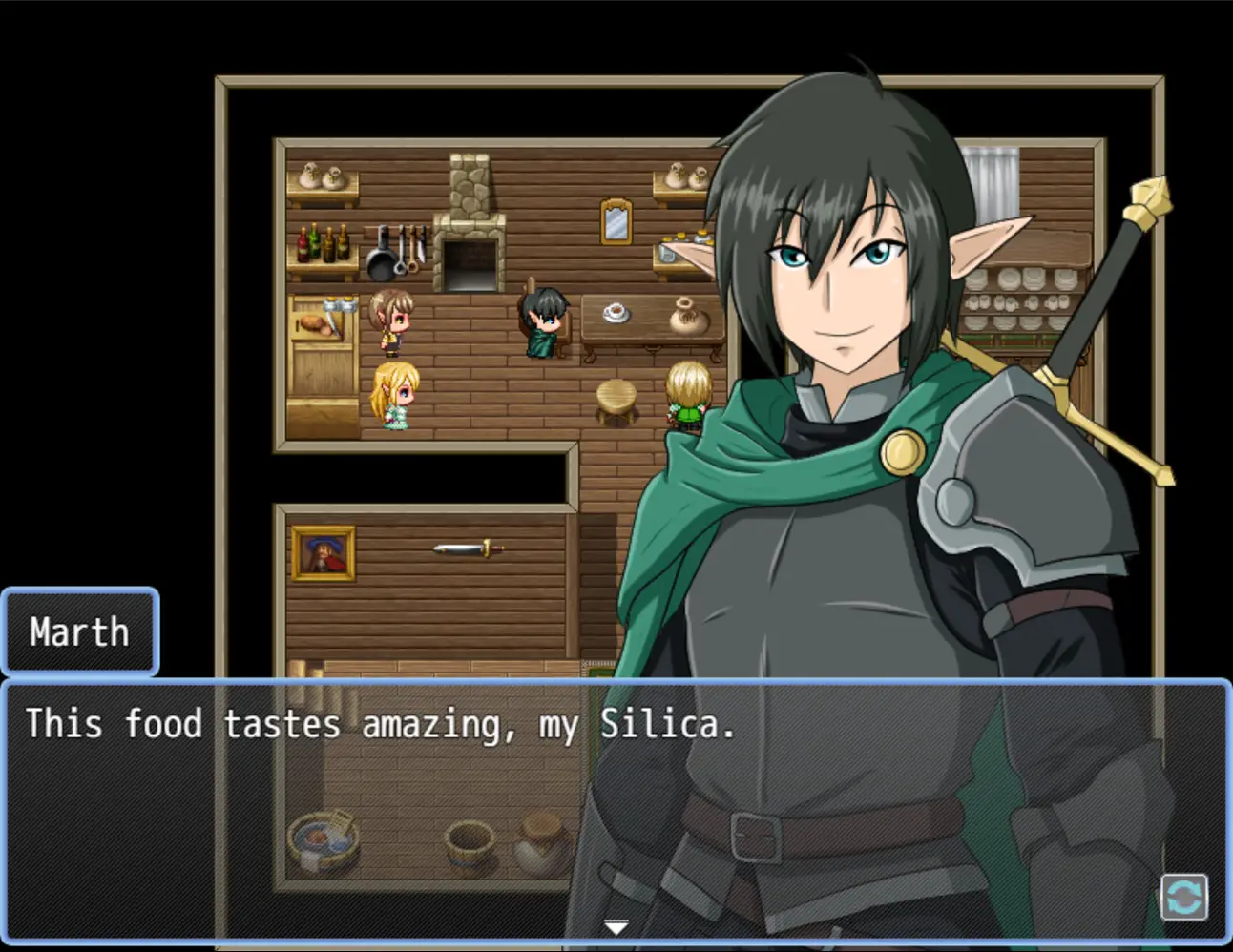Whispers of the Dark Elf 2 gameplay screenshot 1 (Ren'Py adult game) by Darthz – free download