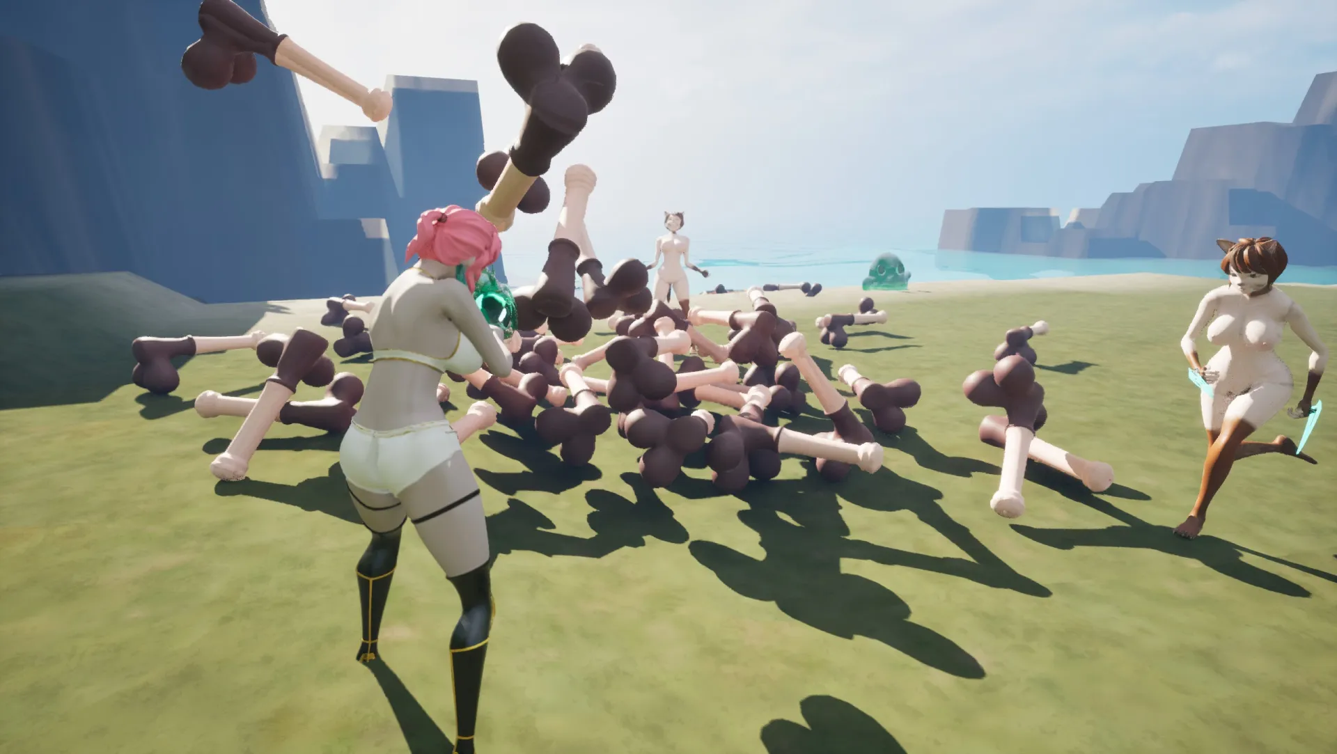 The Island Cleanup Service gameplay screenshot 3 (Ren'Py adult game) by Level1Creator – free download