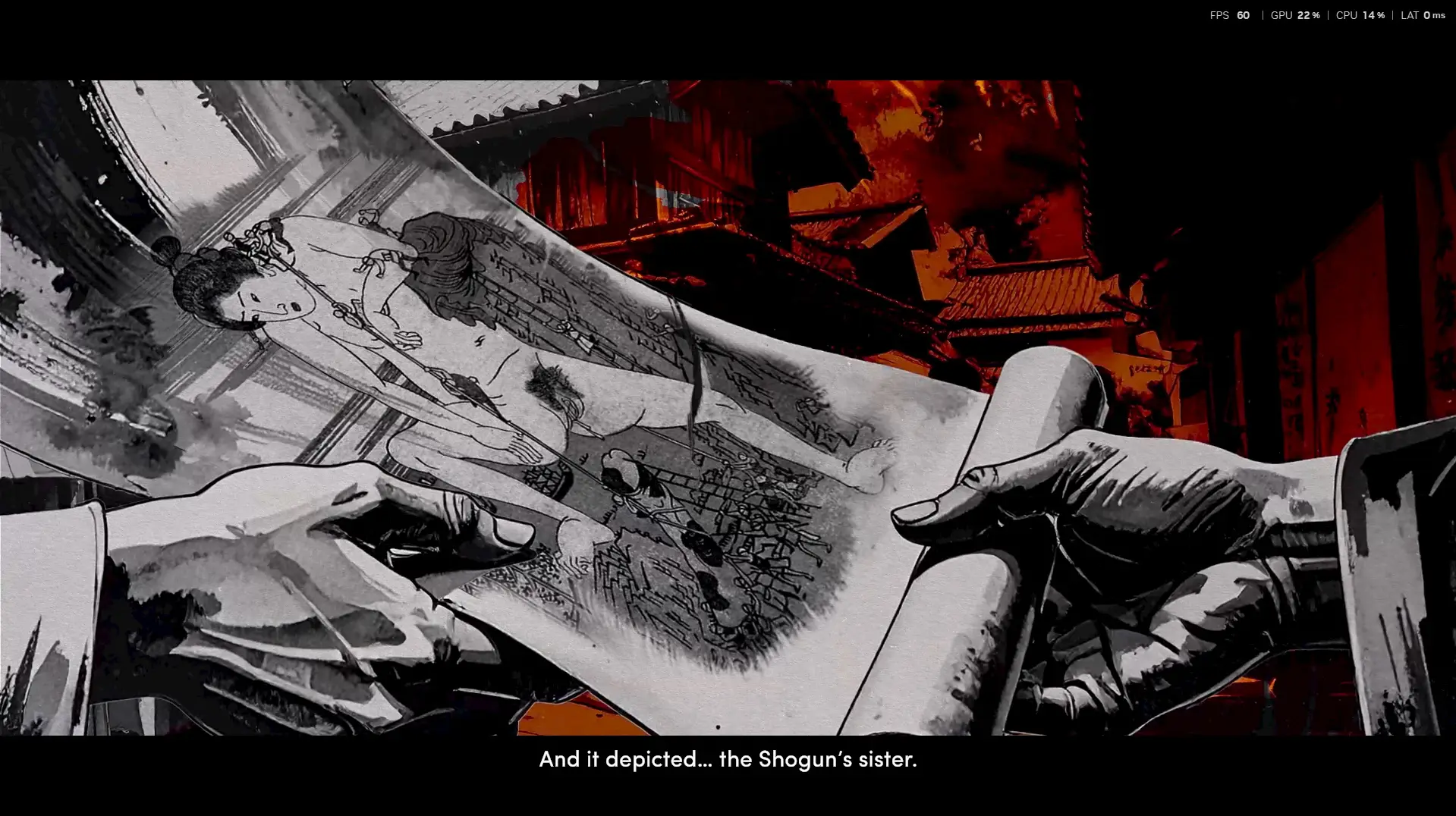 Red Masked Ronin: Desires and Shadows gameplay screenshot 3 (Ren'Py adult game) by Light Hunt Games – free download