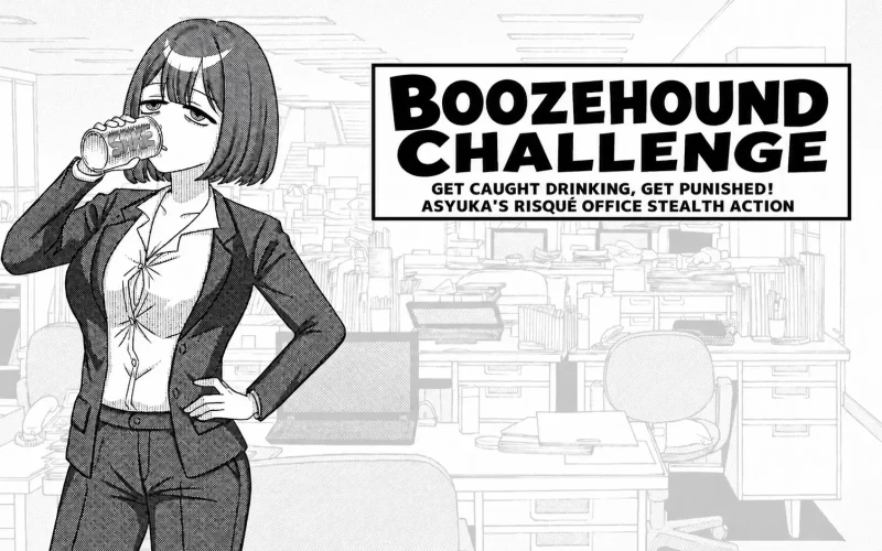 Boozehound Challenge cover Final – Ren'Py adult game by Shirokuro Cream free download
