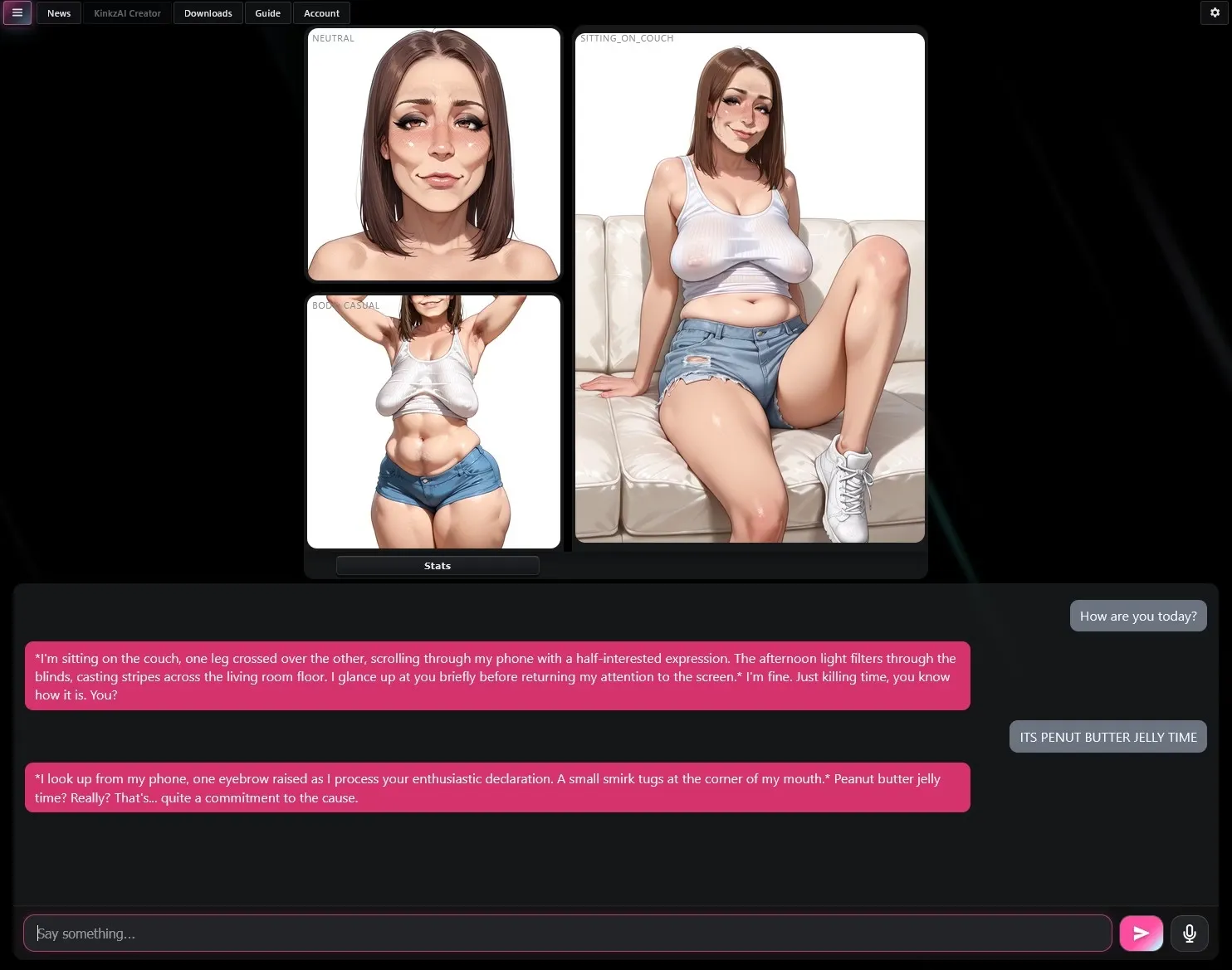 KinkzAI gameplay screenshot 1 (Others adult game) by KinkzAI KinkzAI – free download