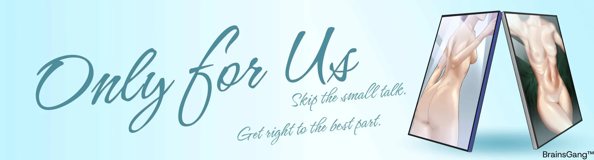 Only for Us cover 0.1 – Ren'Py adult game by BrainsGangTeam free download