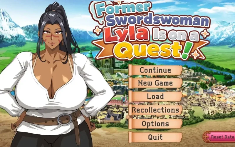Former Swordswoman Lyla Is on a Quest! cover v1.00 Final – Ren'Py adult game by Nekoze Kaikan/猫背会館 /Hunched Assembly Hall free download