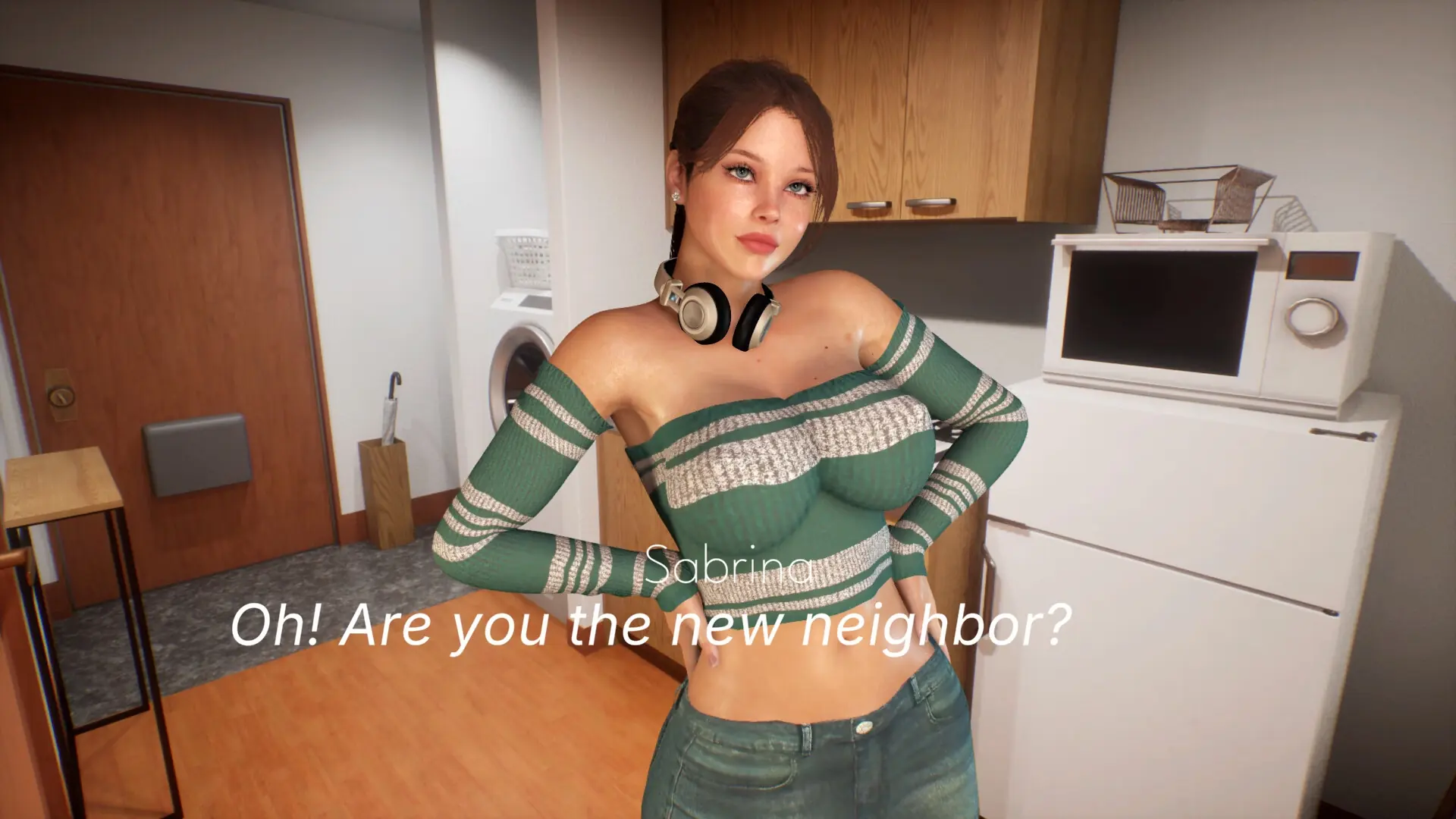Don’t Knock Again, Sabrina! gameplay screenshot 7 (Ren'Py adult game) by Mizuki Kabiwani – free download