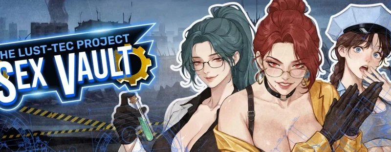 Sex Vault: The Lust-Tec Project cover Final – Ren'Py adult game by Kinky Business Group free download