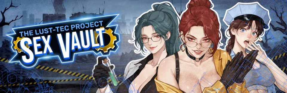 Sex Vault: The Lust-Tec Project cover Final – Ren'Py adult game by Kinky Business Group free download