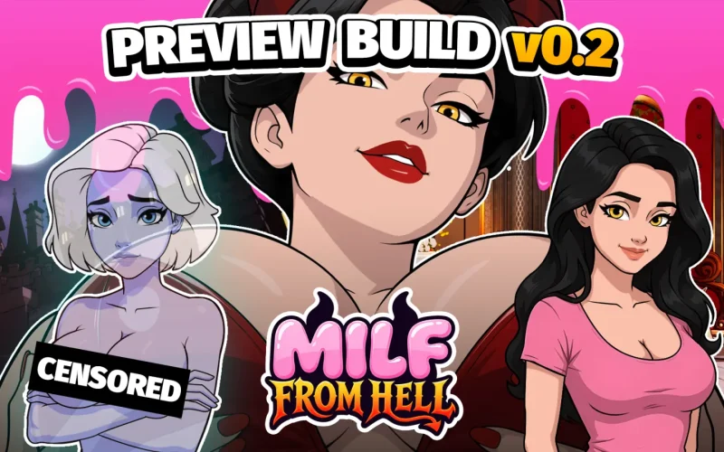 MILF from Hell cover 0.3 Preview – Ren'Py adult game by Honeylust free download