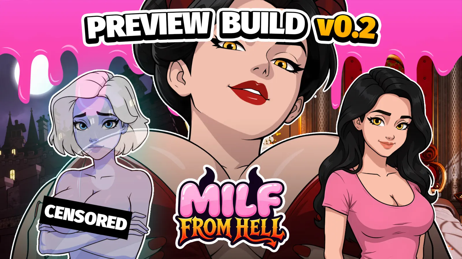 MILF from Hell cover 0.3 Preview – Ren'Py adult game by Honeylust free download