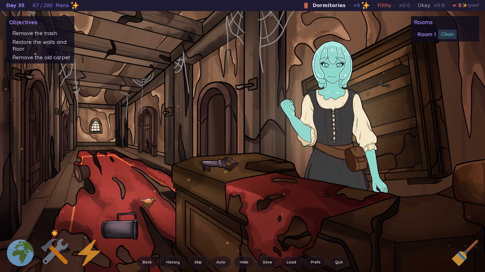 Slime Sanctuary gameplay screenshot 3 (Ren'Py adult game) by HardStuck Studio – free download