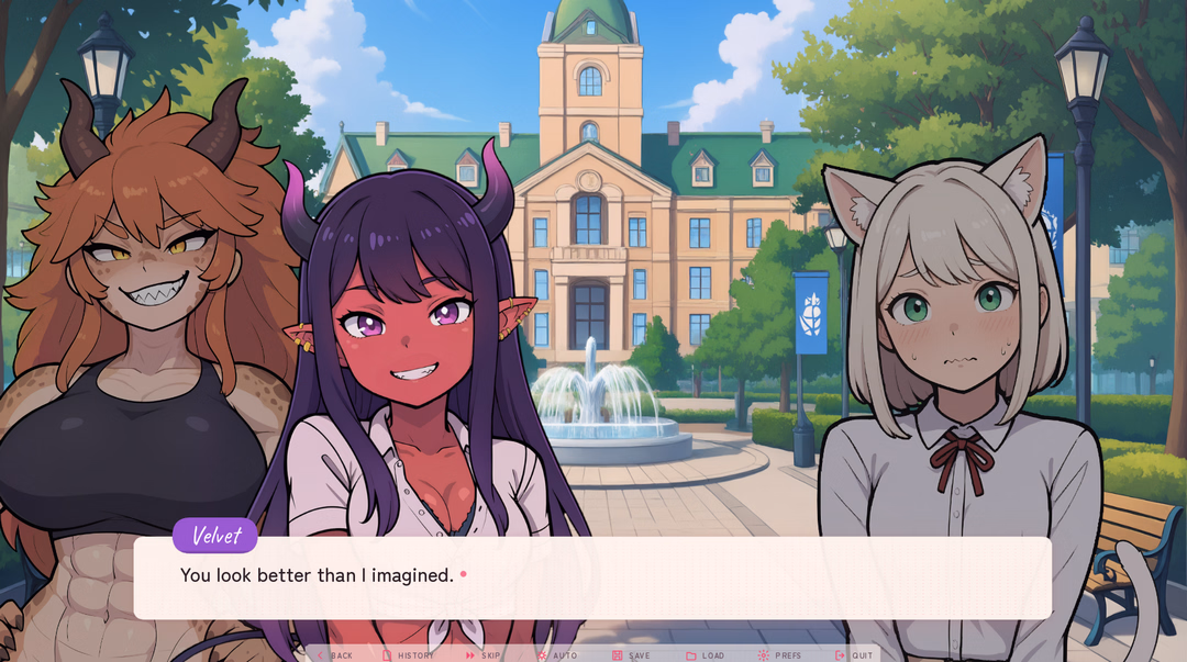 MonsterGirl Life: Love & Lust gameplay screenshot 1 (Ren'Py adult game) by HardStuck Studio – free download