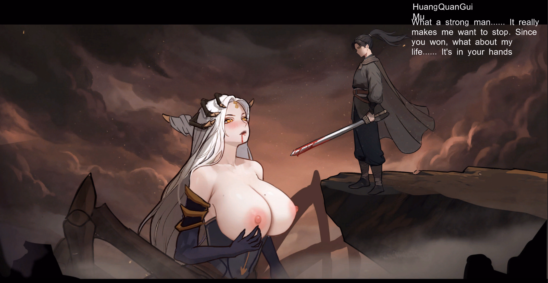 Rhapsody of the Great Swordsman gameplay screenshot 6 (Ren'Py adult game) by Turtle game – free download
