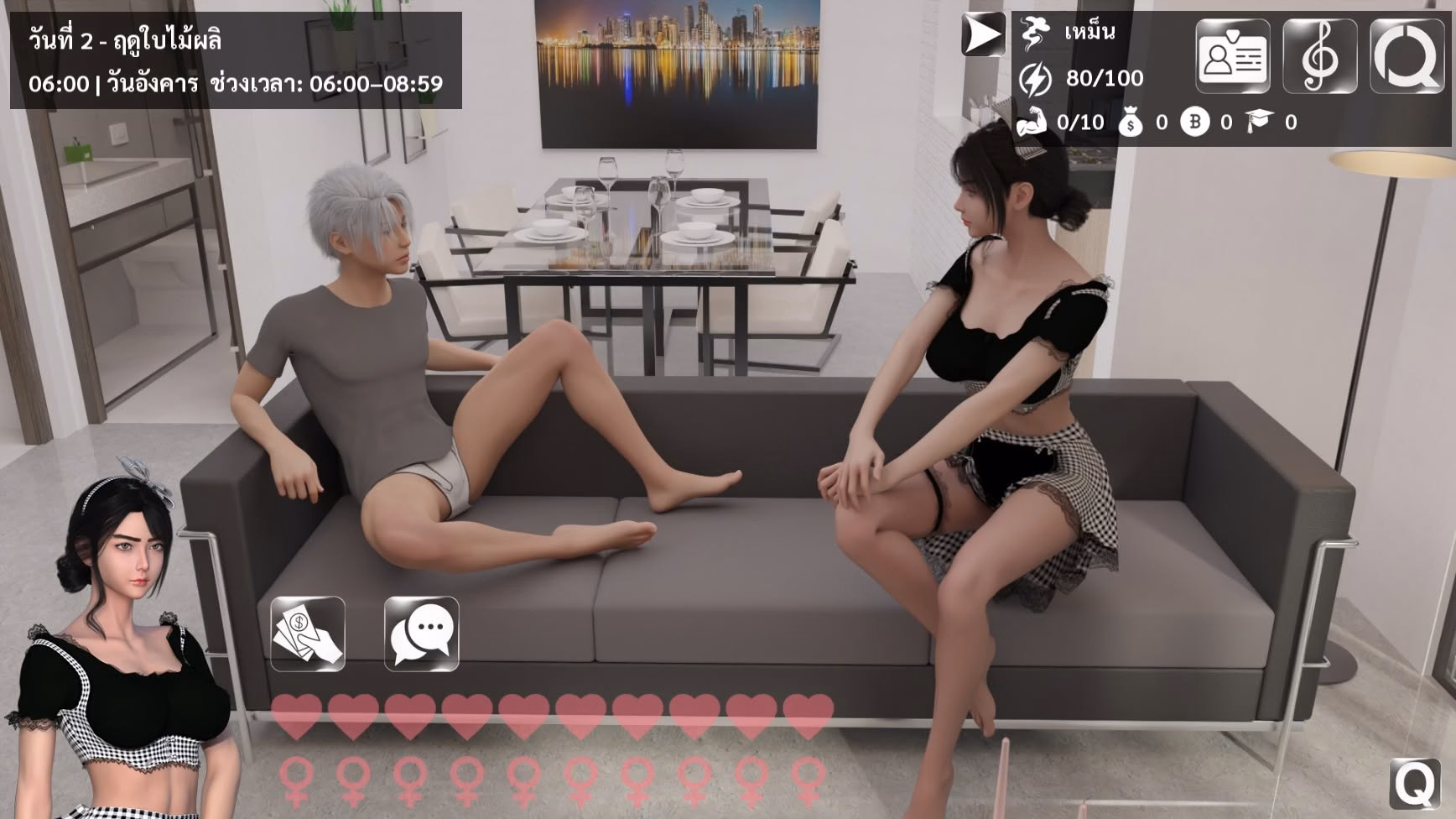 Velvet Nights gameplay screenshot 15 (Ren'Py adult game) by AVA Velanox – free download