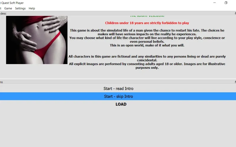 Clean Slate cover 1.0.14 – HTML adult game by mugwump TFgamesite free download