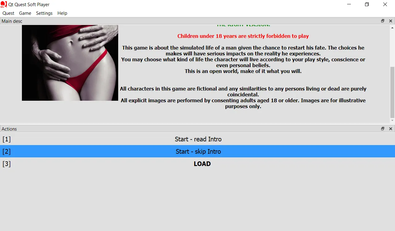 Clean Slate cover 1.0.14 – HTML adult game by mugwump TFgamesite free download