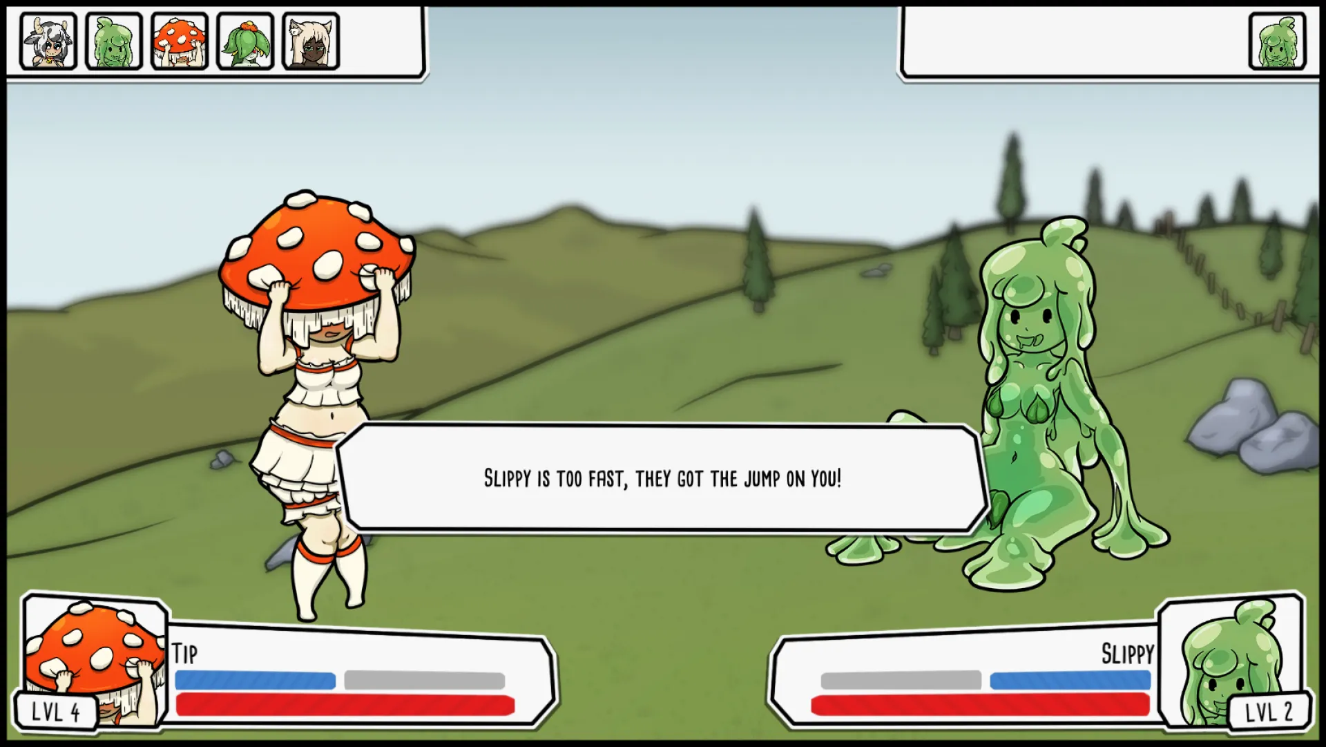 Monster Girl Hunt gameplay screenshot 4 (Ren'Py adult game) by Tiny Devil Studio – free download