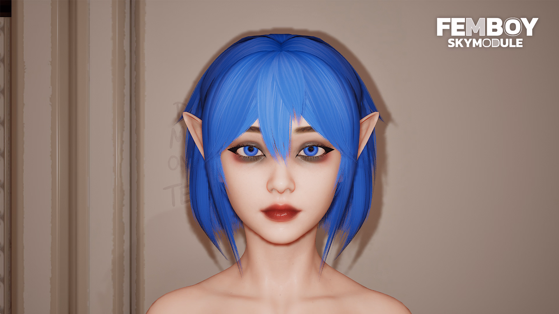 Femboy Skymodule gameplay screenshot 3 (Ren'Py adult game) by VelvetClick – free download